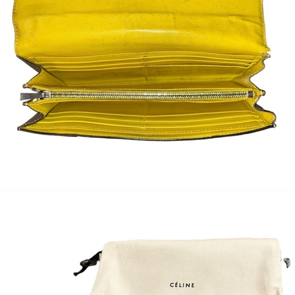 CELINE Taupe Long Wallet Authentic and full inclusive. WALLET, box, dustbag - Picture 7 of 8